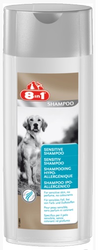 8in1 Sensitive Shampoo 250ml für trockenes, beanspruchtes und Sensibles Fell