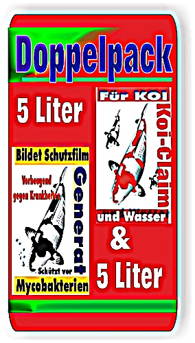 KOI Claim + Generat je 5 Liter, Vermindert Krankheitserreger, en