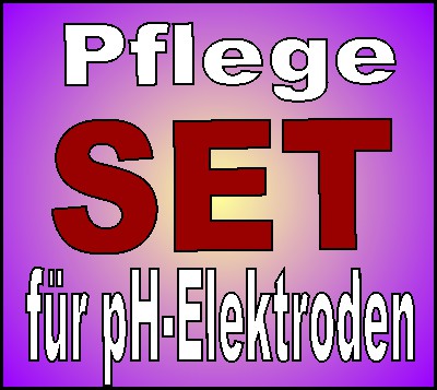 Elektroden Pflegeset pH 7.01 u 4.01 u KCI Lösung für pH