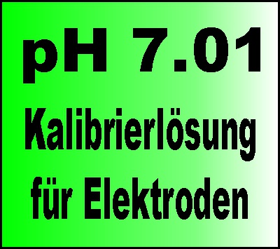 Kalibrierlösung pH 7.01 für pH Elektroden 70 ml