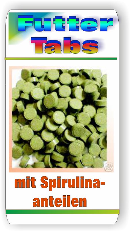 Futtertabletten Spirulina Tabs 300ml für Zierfische
