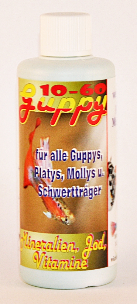 Guppy 10-60 Vitamine, Spurenelemente, Vitaljod, 500 ml