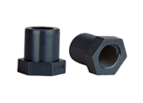 PVC 2 Stück Gewinde Klebe Stutzen 16mm - 1/4\"