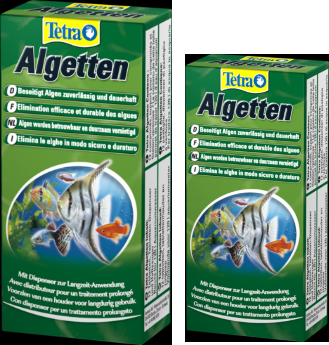 Tetra Algetten Doppelpack24 Tabl zur Vorbeugung und Langzeitbekämpfung von Algen