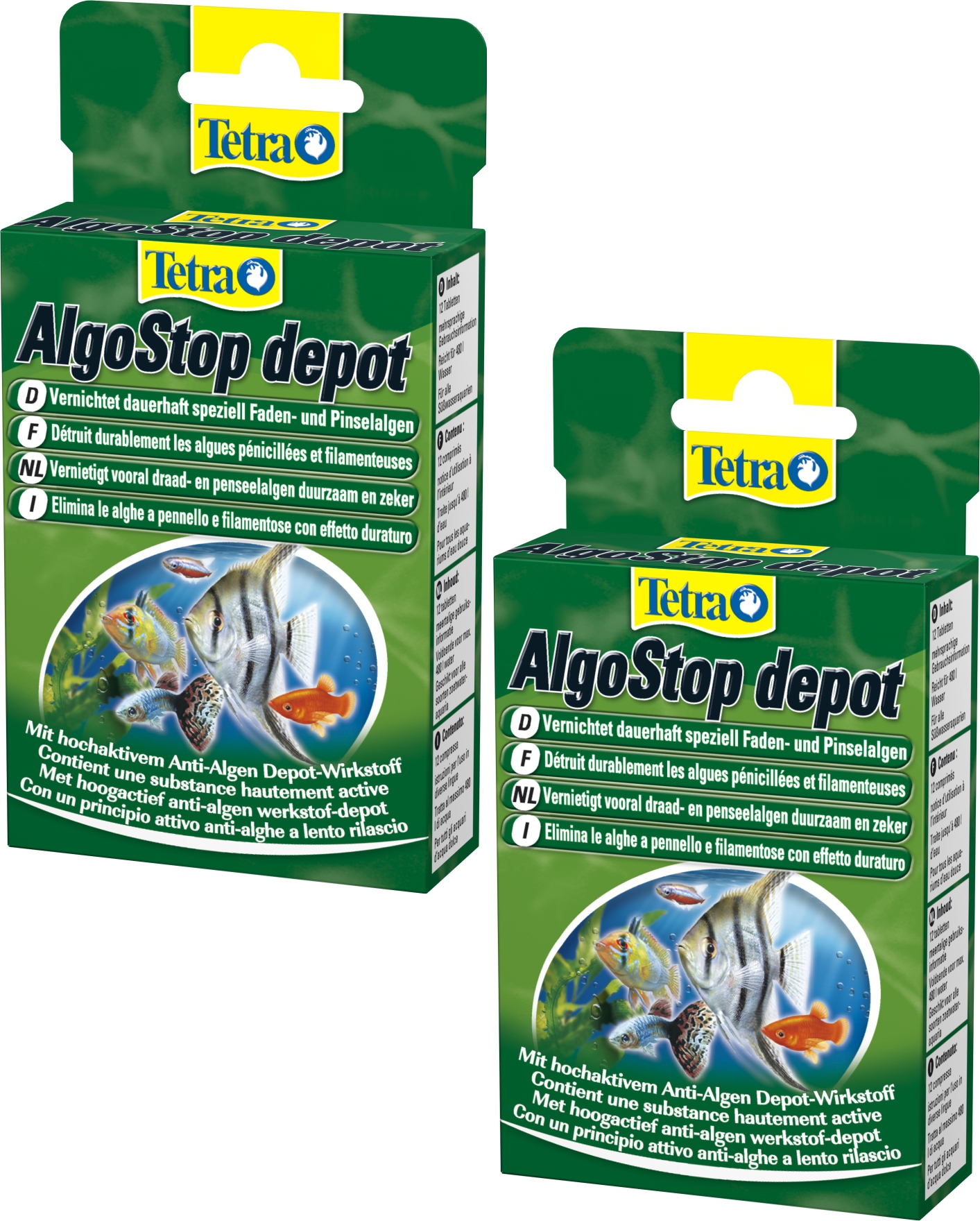 Tetra AlgoStop depot Doppelpack 24 Tabl. spez. gegen Faden- u. Pinselalgen