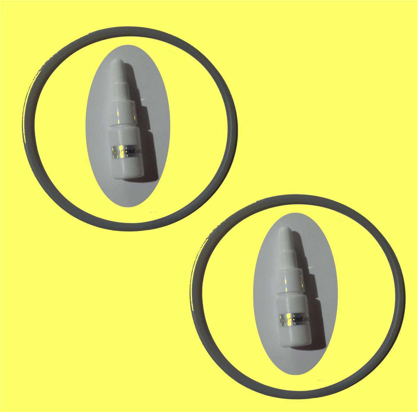 Dichtungsring 2 St für Tetra EX 1200 Aussenfilter Dichtring O-Ring mit Siliconöl