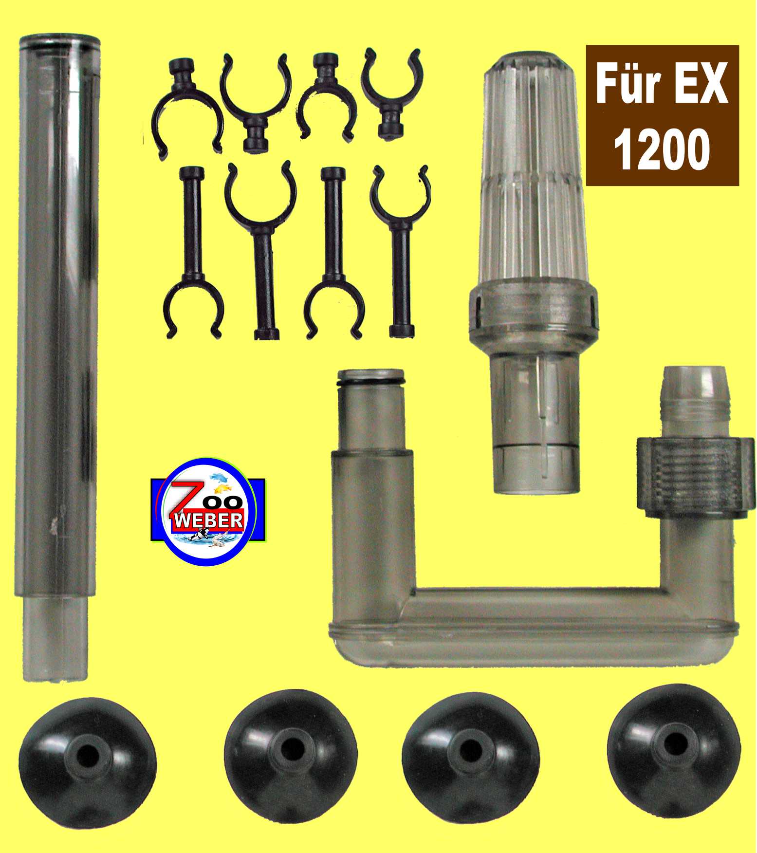 Ersatz Ansaug Set für Tetra Aussenfilter EX 1200 Tetratec Ersatz Einlass-Set
