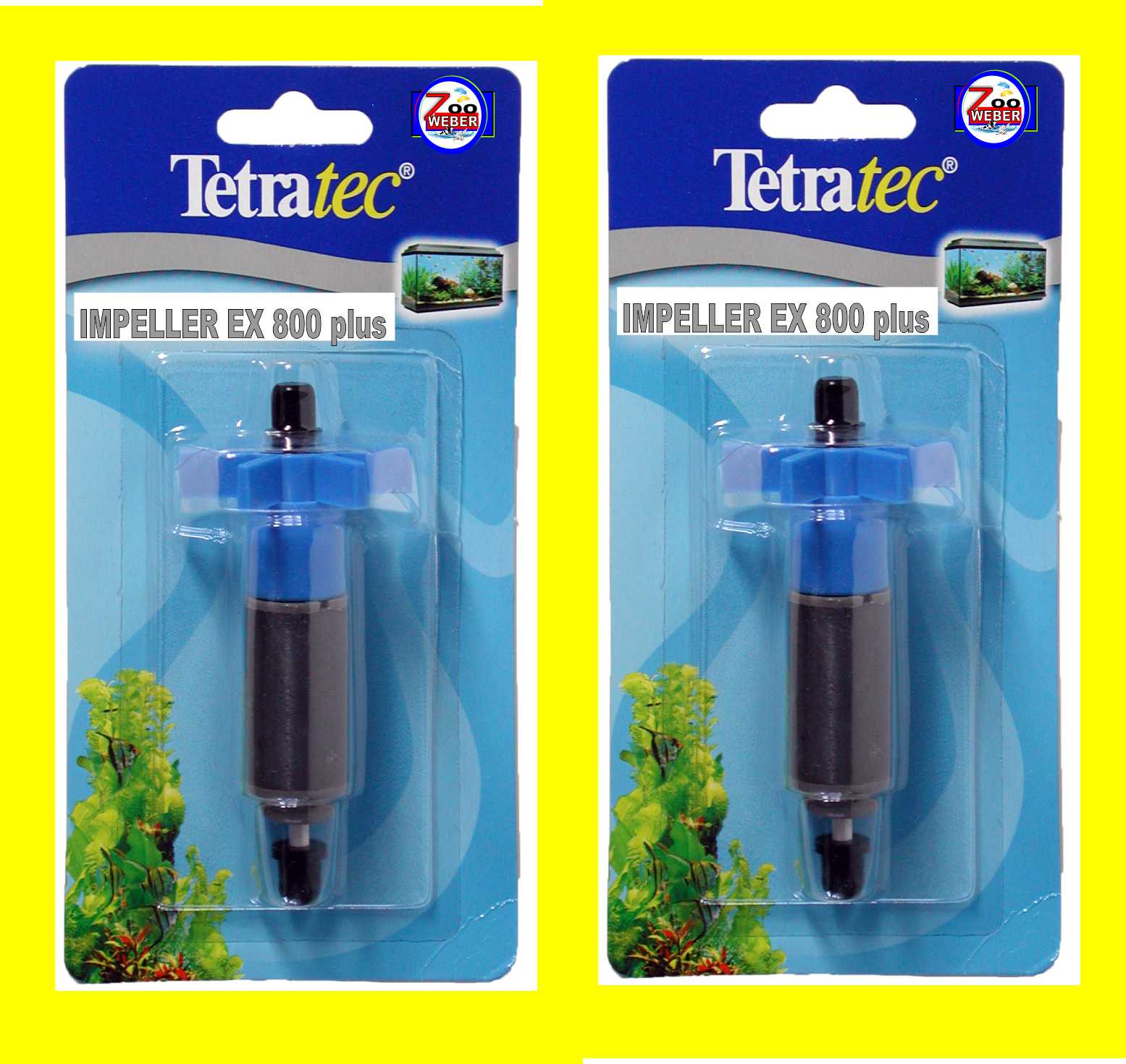 Rotor Impeller Doppelpack für Tetra Außenfilter ex PLUS 800  Tetratec Ersatzteil