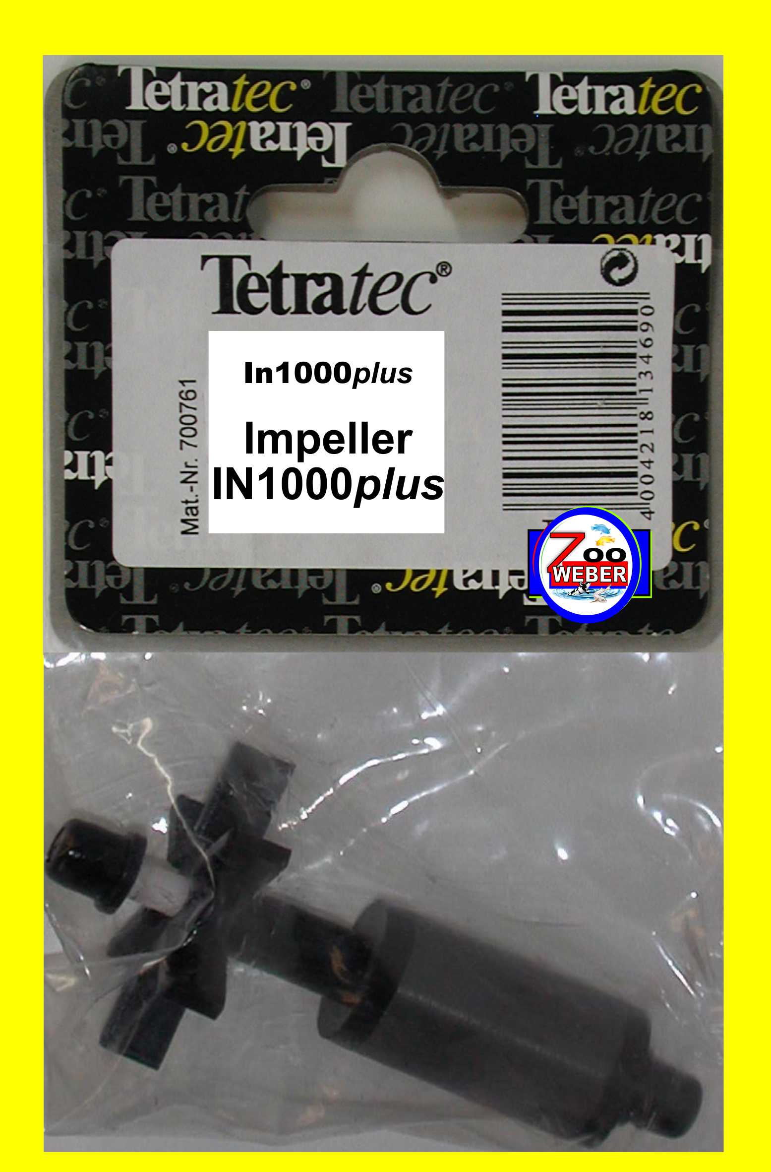 Rotor Impeller f Tetra Innenfilter IN 1000 plus Tetratec Ersatzteil Flügelrad