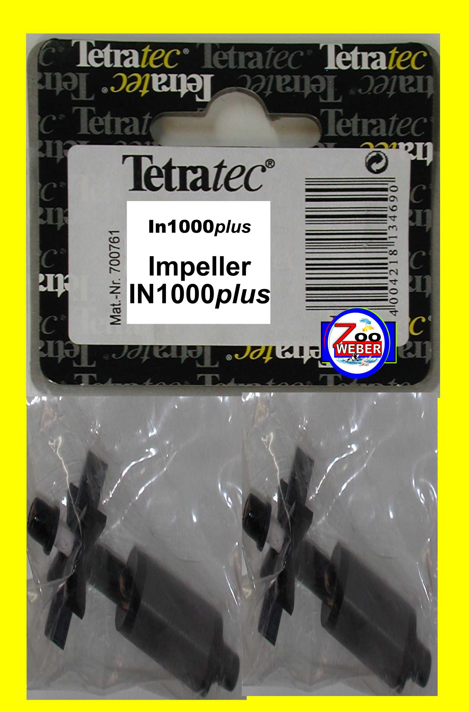 Rotor Impeller Doppelpack f Tetra Innenfilter IN 1000 plus Tetratec Ersatzteil
