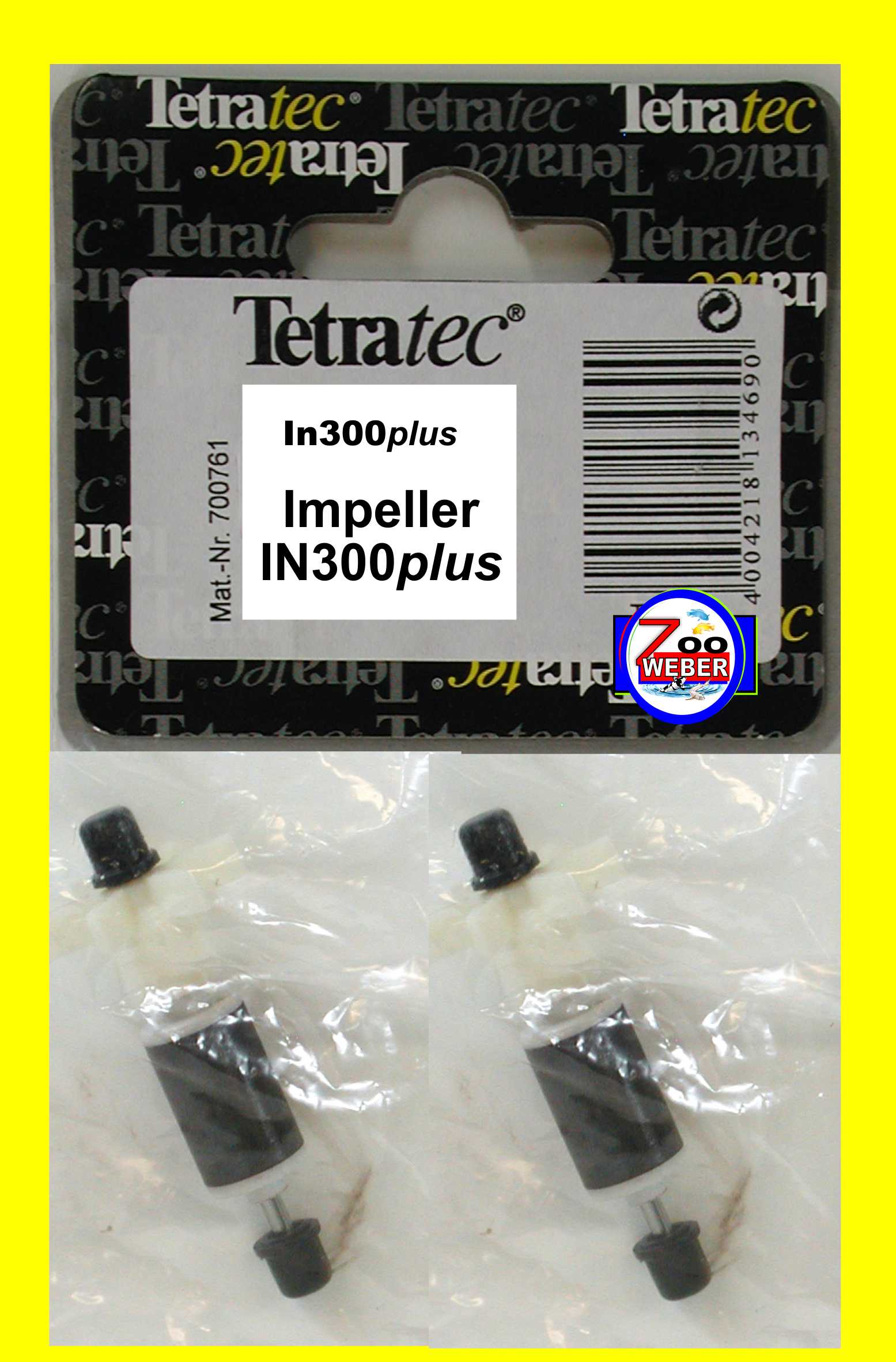 Rotor Impeller Doppelpack f Tetra Innenfilter IN 300 plus Tetratec Ersatzteil