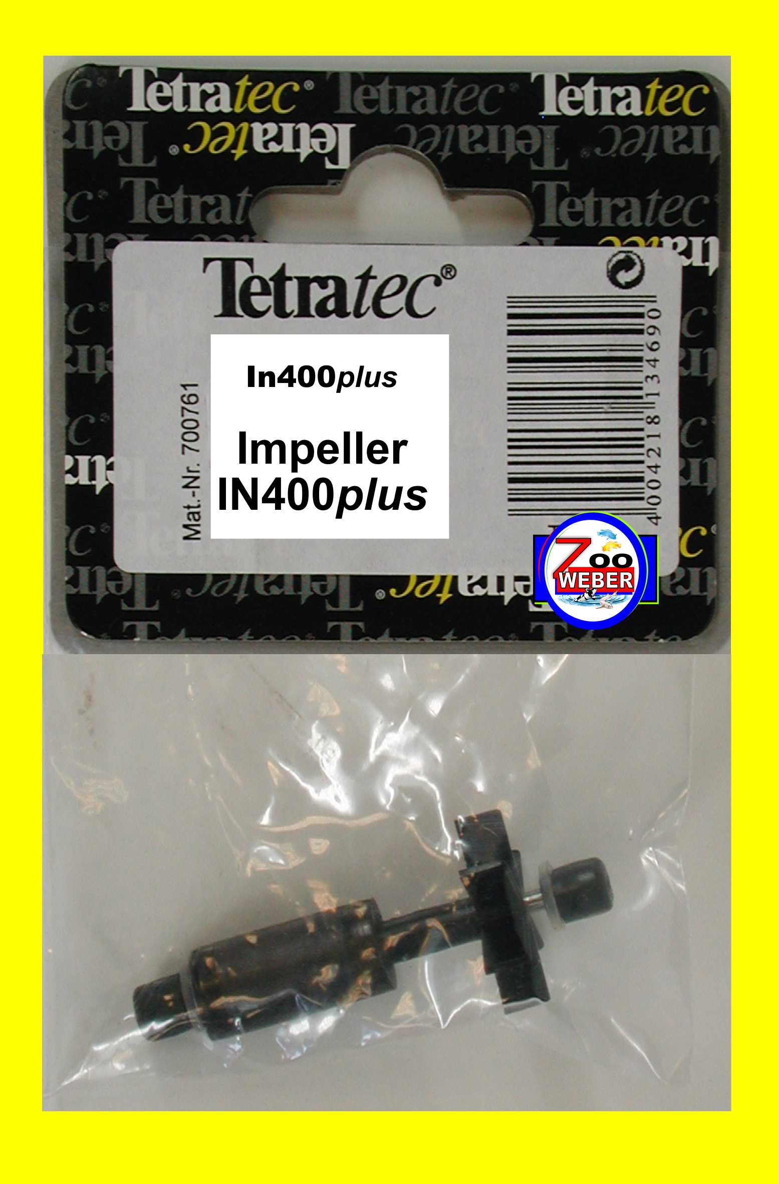 Rotor Impeller f Tetra Innenfilter IN 400 plus Tetratec Ersatzteil Flügelrad