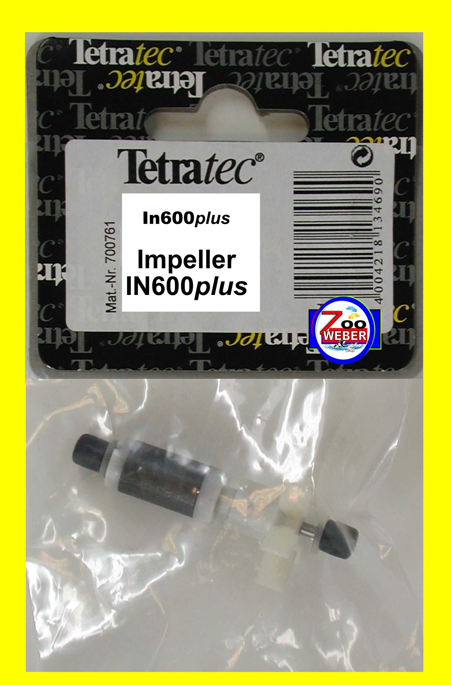 Rotor Impeller f Tetra Innenfilter IN 600 plus Tetratec Ersatzteil Flügelrad