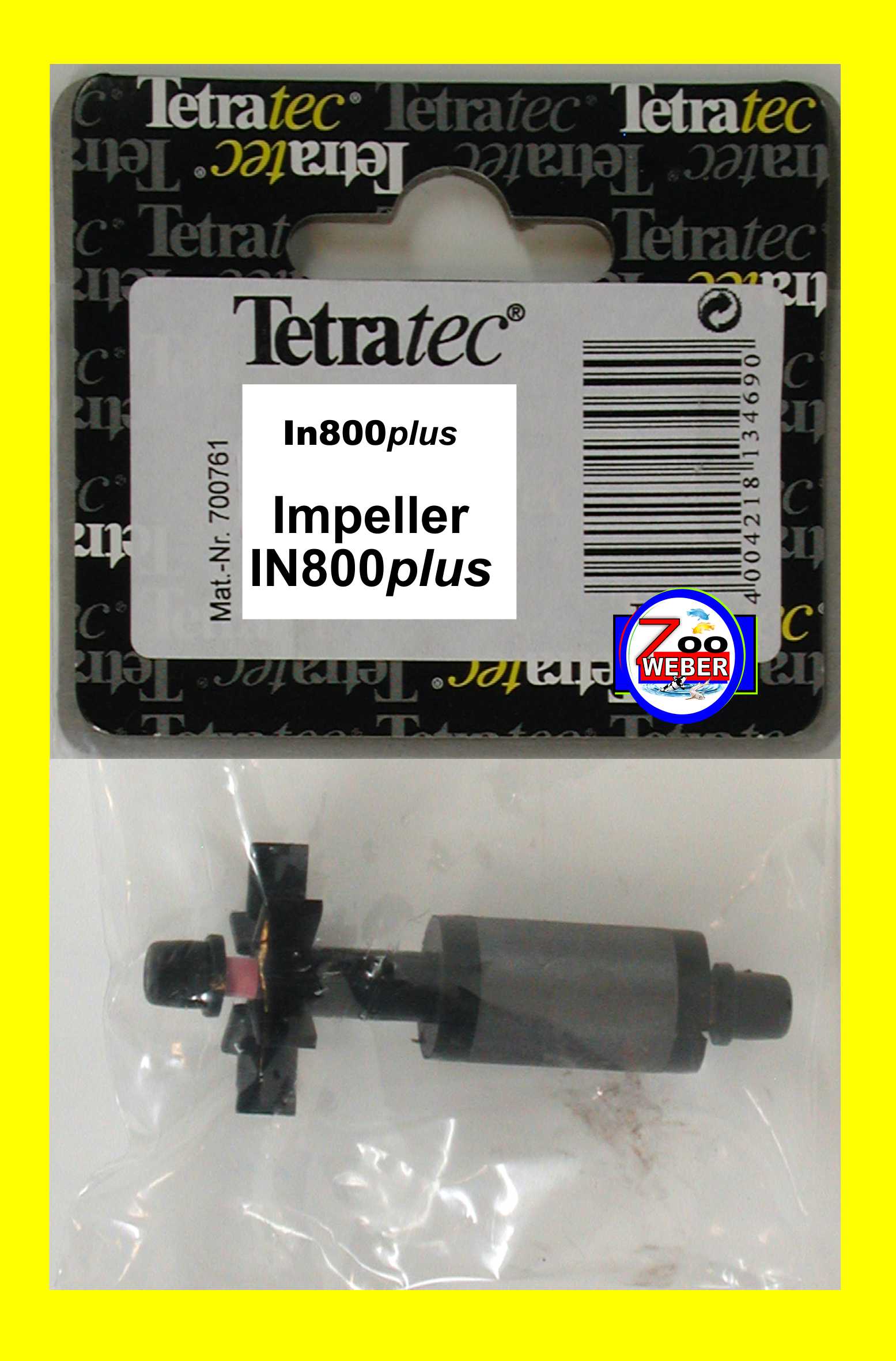 Rotor Impeller f Tetra Innenfilter IN 800 plus Tetratec Ersatzteil Flügelrad